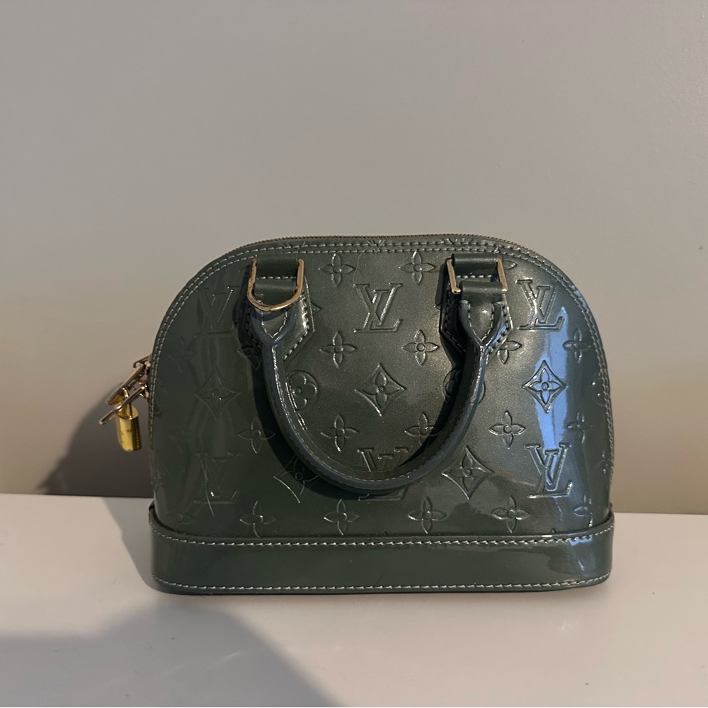 Louis Vuitton Alma Patent Leather Handbag